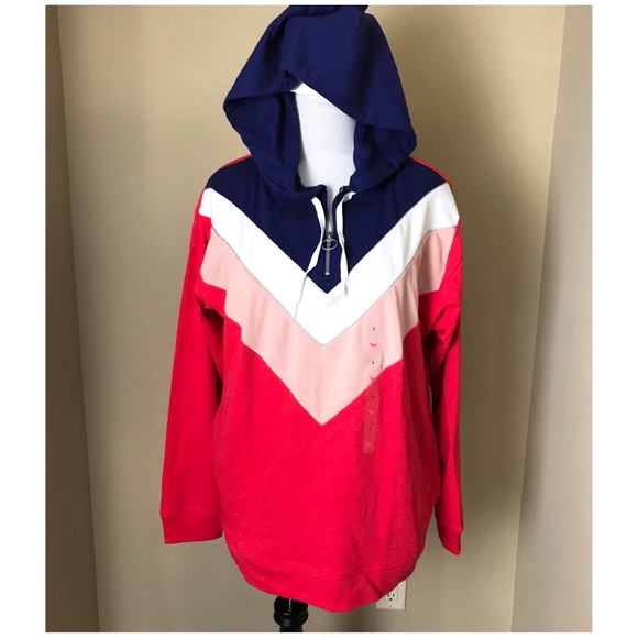 New Victoria's Secret Pink Campus Pullover Hoodie - Picture 2 of 4